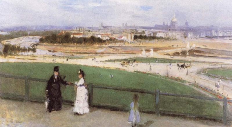 Berthe Morisot View of Paris from the Trocadero